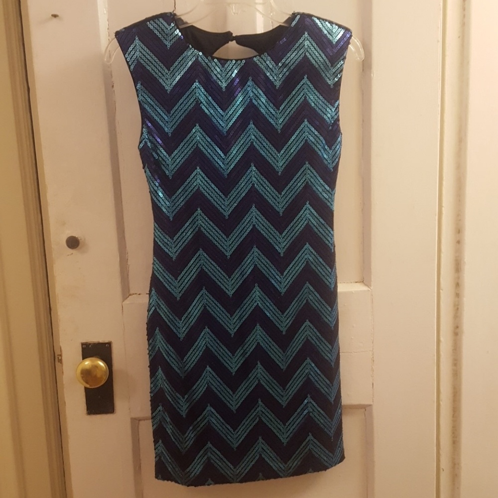 Sequined Mini Dress